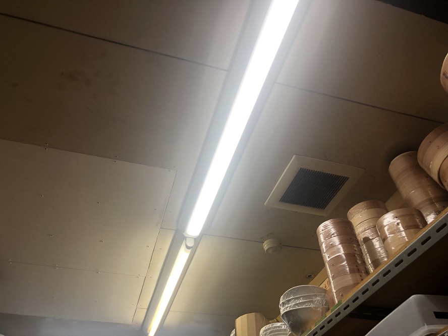 愛知県春日井市　LED照明器具の電気設備工事